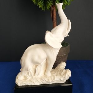 A. Giannelli White Alabaster Elephant by E&R